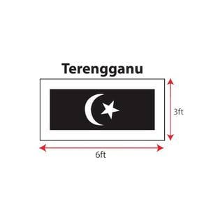 Bendera Terengganu (Polymesh) 3 x 6ft