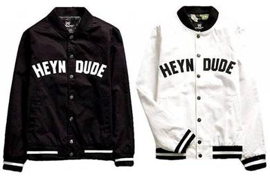 S0374 Vintage Black Baseball Sweater Bomber Jacket