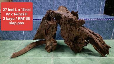 Combination driftwood best untuk akuarium 3 kaki
