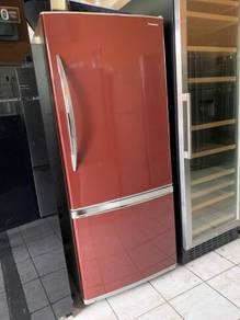 Fridge Freezer Red Panasonic Refrigerator Peti