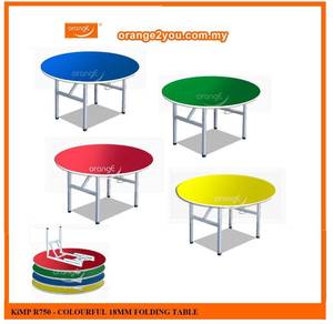 Colourful Round Multipurpose Folding Table
