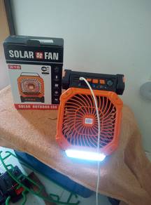 solar fan with lamp new