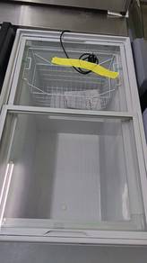 Flat Glass Door Freezer