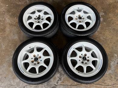 Rim second 15 TC05N siap tayar axia myvi bezza sag