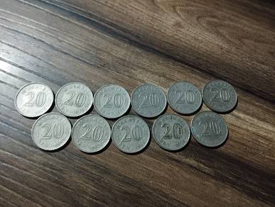 Duit syilling era 70an untuk dijual