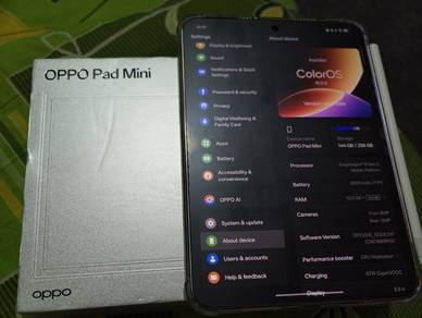 oppo pad min with oppo pencil 3