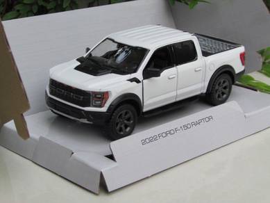 Kinsmart 1-48 White 2022 Ford F-150 Raptor Livery