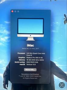 Apple iMac 27inch 2017 Retina 5K