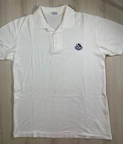 Tokyo Disneyland White Collar Tee #CJ1 Used