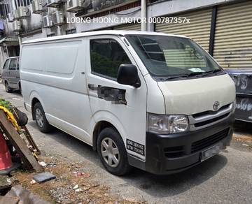 2009 Toyota HIACE 2.5 (M) green engine Panel Van 