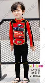 Baju renang swimsuit Long Sleeves SW143 CARS MCQUE