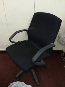 Black Roller Cushion Office Chair TA803