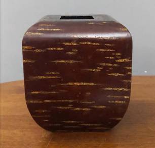 Pasu brown Japanese vase