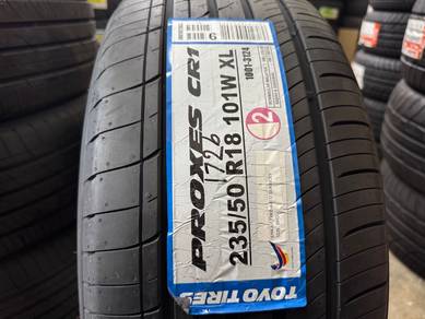 Tayar Baru 235 50 18 Toyo Proxes CR1 2026 new Tyre