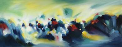 Dynamic Horizons Oil Painting III