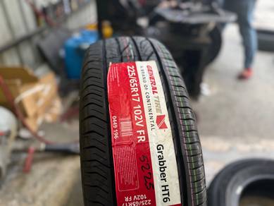 Tayar Baru 225 65 17 General Tire Grabber HT6 25