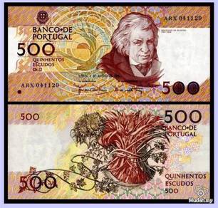 Portugal 500 escudos 1988 p 180 unc
