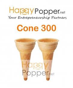 Happy Kon aiskrim ais krim Ice Cream Cone 300