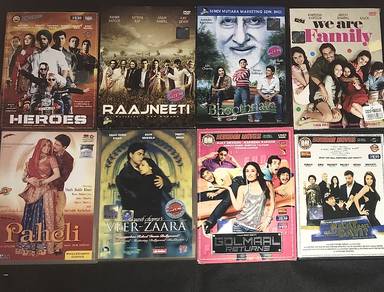 8 BOLLYWOOD TAMIL MOVIE DVD & VCD Videos