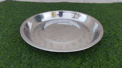B847 Pinggan Bulat 27cm Stainless Steel Plate