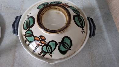 Hand painted ceramic bowl