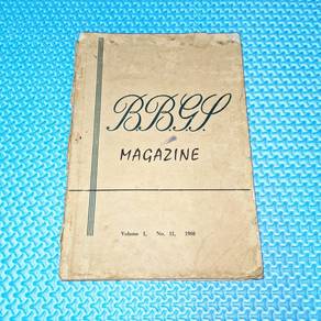 Vtg 1960 Bukit Bintang Girls School Magazine Vol 1