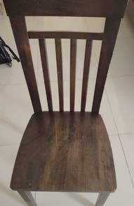 Solid wood chair