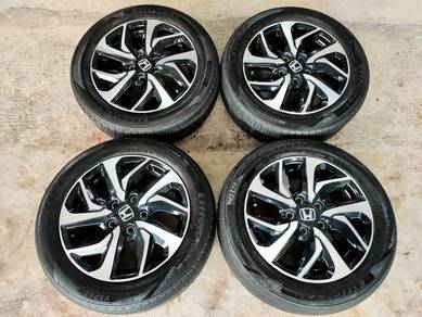 Rim original honda 16 inch tayar 90% fb fd stream