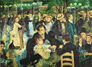 Bal du moulin de la Galette Reproduction