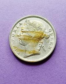 10 cents Straits Settlements Queen Victoria 1896