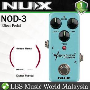 Nux NOD-3 Morning Star Overdrive Effects Electric