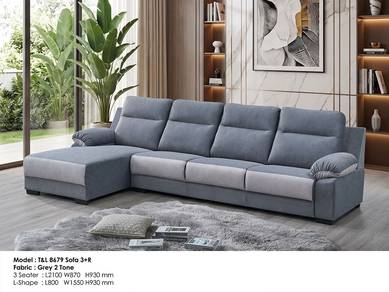 L shape 4 seater