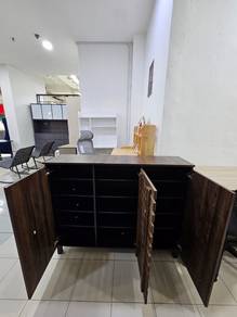 3 door shoe cabinet