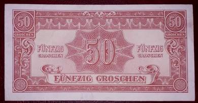 Austria Allied Military 50 Groschen 1944  -  au