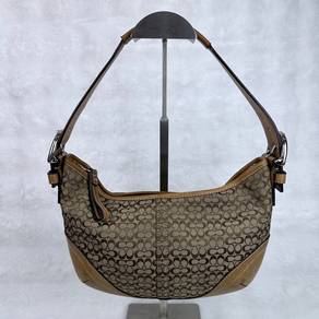 Coach brown vintage mini soho hobo shoulder bag
