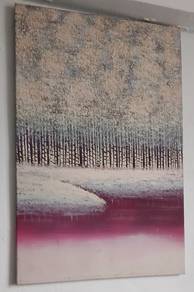 Hand Painted Textured Abstract Canvas Painting 3×2