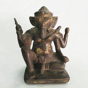 Antique Brass Ganesh