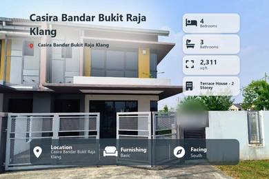 2-storey Terraced House For Sale in Bandar Bukit Raja,SGR