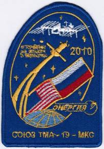 Soyuz TMA-19-MKC Olympus Russia Human Space Patch