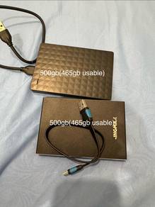 Portable Hardisk 500gb + 500gb