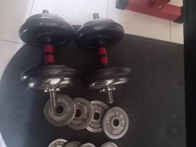 dumbbell sekali kerusi vigor 