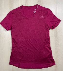 Adidas Running Maroon Ladies Tee #AG Used