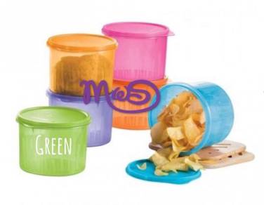 Tupperware Textured Canister 1.7L (GREEN)