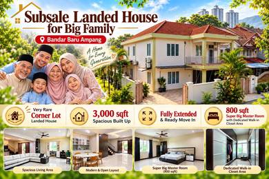 2-storey Terraced House For Sale in Ampang,SGR