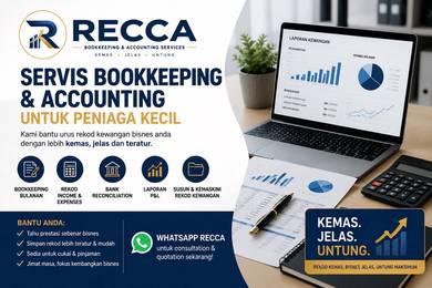 Bookkeeping Bulanan Untuk Peniaga & SME