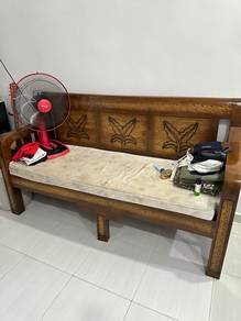 sofa jati 3 seater