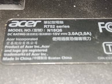 acer R752 touch screen 