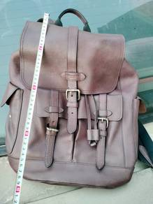 Coach Backpack Bag Leather