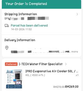 [IPOH] Air Cooler IPRO Evaporative 40L