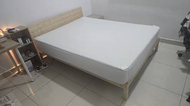 Queen Bed +Spring Matress for quick sale